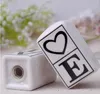 Wedding Souvenir for Guests Party Favor Love Word Ceramic Salt And Pepper Shaker Wedding Valentine Day Gift (100 Set Of 100 Boxes) SN4234