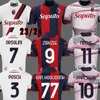 23 24 Bologna Futbol Formaları Orsolini Arnautovic 2023 2024 Raimondo Zirkzee Aebischer Schouten Futbol Gömlekleri Lykogiannis Soumaoro Bonifazi Amey Erkek Üniformaları