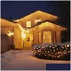 Guirlandes lumineuses LED fil de cuivre fée lumière de noël 10M 100Led éclairage solaire étoilé pour jardin Patio fêtes mariage livraison directe