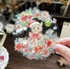 Stickers Battypei Kerstgroeten Washi PET Tape voor Kaarten Maken DIY Scrapbooking Plan Decoratieve Sticker 231025