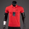 Polos maschile da golf estate maschile da golf cagliette casual maniche corte estate traspirabile brovida j lindeberg da golf indossare maglietta sportiva 23 350