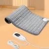 電気毛布発熱毛布自動シャットオフ熱療法マット分離可能なエレクトロシートパッド腰痛のために洗浄可能
