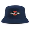 Berets Summer Marini Rcing Reversibel Bucket Hat Unisex Travel Cotton Sun Protection Fisherman Cap Man Hip Hop Panama Visor Bob