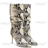 Buty Tunataka Gold Pink Metallic Bluchy Mid Caste Boots for Women High Obrazy Winted Stopa Czarne beżowe zamszowe buty zimowe 2023 T231025