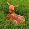 Decorações de jardim Estátuas de veados de animais de jardim Escultura realista Mães amor Doe e Fawn Buck Veado Rena Jardim ao ar livre Quintal Enfeites de gramado 231025