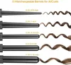 Lockenstäbe DODO Pro 5-teiliges austauschbares Haar-Lockenstab-Gerät Keramik-Lockenwickler Multi-Size-Roller Hitzebeständiges Handschuh-Styling-Set 231024