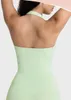 LU-1593 Sexy hangende nek strapless en mooi rug ondergoed geen stalen ring ingebouwde borstkussen sport beha voor dames gym mouwloze fitness yoga mode tanktop bh's