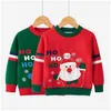 Jersey Ropa de Navidad Bebés Suéter Niños Niñas Chorlito Niños Ropa de fondo cálido Ropa de punto para niños Tops Y1024 Entrega de gotas DHJVS