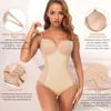 1PC Waist Trainer Women's Abdominal Control Dress Backless Tight Top Shaper Built-in Bra Underwear 231025