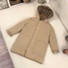 New autumn kids coat Checkered lining baby Jacket Size 100-160 Warm Hooded windbreaker for girl and boy Oct25