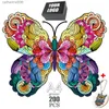 Puzzles Butterfly Wooden Irregular Jigsaw Puzzle For Adults Kids Christmas Gifts Educational Games Toys Parent-Child Interaction ToysL231025