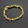 Mode t-bokstäver hardwear liten wrap länk armband gult guldlås och kulhänge halsband glänsande örhänge tröja kedjedesigner smycken t0288