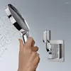 Bath Accessory Set Self Adhesive Shower Holder Adjustable Hand Suction Four Point Interface Bathroom Accessories