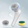 Cleaning Brushes Multifunction 3 in 1 Bathroom Sink Kitchen Window Car Electric Rotating Brush Cleaner 231025