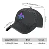 Gorras de bola Fleur de Lis Sombrero multicolor Gorra de mujer con pico Rosa a cubo azul claro Sombreros de protección de visera personalizada