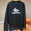 Yaz moda cadde pamuk uzun kollu sweatshirt kazak sokak hip hop tarzı nefes alabilen erkekler ve kadınlar mektup baskı gündelik uzun kollu