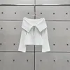 レディースブラウストップ2023秋の衣服韓国ファッションストラップレスジッパーニットシャツハイグレードの長袖