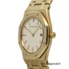 Relógios mecânicos automáticos Audpi Swiss Made Watch Abby Royal Oak 56175BA 18k ouro creme facial mostrador relógio de quartzo 33mm HBHR