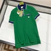 2022 Été le plus récent designer Polo T-shirts - Taille américaine Poche de revers T-shirt de haute qualité en coton mélangé couleur contrastée pour hommes 241A