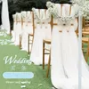 Party Decoration 2m Wedding Arch Drape Fabric Decorative Tulle Roll Garn Curtain Födelsedagsbakgrund