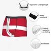 Sous-vêtements hommes Boxer sous-vêtements sexy drapeau du Danemark culotte masculine pochette pantalon court boxe