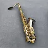 Tillverkad i Frankrike Tenor Saxofon STS-802 Silvering Guldnycklar Sax Tenor Mynstycke Ligatur Reeds Neck Musical Instrument 00