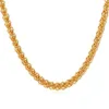 Chains Collare ed Link Chain For Men Rose Gold Silver Gold Color Necklace Whole Jewelry N134291q