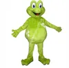 Halloween Cute Green Frog Mascot Costume Wysokiej jakości kreskówkowy motyw Cartoon Posta