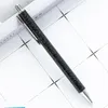 1.0mm Classic Design Commercial Metal Luxury Portable Rotating Automatic Ball Pen Exquisite Writing Tool