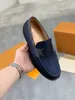 Designer New Gentleman Oxfords Dress Business Mens Winter Dark Blue With Metal Shoes Size 38-44