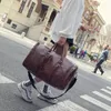 Duffel Bags Leather Travel Bag Stor Duffle Independent Big Fitness Handbag Bagage Shoulder Women Men Business Suitcase Pu