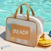 Duffel Bags Beach Dry Wet Mesh Transparent Swimming Bag Portable Travel Large Capacity Makeup Shoes Storage Pool Waterproof Handbag