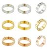 Stamp Love Ring Luxury Jewelry Designer Rings Women Charms Stainless Steel Wedding Supplies 925 Silver 18K Gold Plated Non-Fading 266u