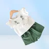 Kledingsets Meisjes Set Zomer Babymeisjeskleding Sorteer Mouw T-shirt + Shorts 2 Stuks Pakken6893801