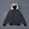 Heren Designer pufferjack Klassieke mode Echt coyotebont Winter gans Luxe streetwear mode maya Jassen bladerdeeg 9k merk Canada Bovenkleding