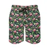 Herenshorts Zomer Gym Tropische vogels Surfen Flamingo Wit Custom Board Korte broek Klassieke comfortabele strandbroek Grote maten