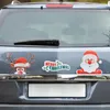 Christmas Decorations christmas decoration Cartoon car stickers magnetism Reflective paste PVC refrigerator magnetic decorate no glue sticker 231024