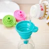 Novel Silicone Folding Tratt Telescopic Long Collaptible Style Funle för hushållsflytande Dispensing Kitchen Gadgets