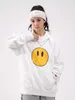 y2k Mens Hoodie Yellow Smiley Face Letters Print Sweatshirt Womens Tshirt Quality Cotton Trend Long Sleeve Hoodies High Street Casual Drews House Hooded 9VSY