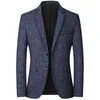 Ternos masculinos 2023 elegante e minimalista jaqueta terno casual primavera fino de meia-idade único