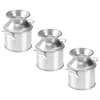 Vasos 3 pcs mini balde de ferro pequena casa jardinagem flores em miniatura vaso desktop metal