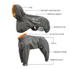 Ropa para perros Mono impermeable impermeable para perros medianos y grandes Abrigo para la lluvia Ropa para mascotas al aire libre Cachorro Doberman Labrador Husky Chaqueta.