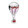 nouveau Summer Air Balloon Charm perles en vrac 925 bijoux en argent sterling convient aux charmes de bracelet originaux romantique et charmant en gros244C