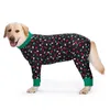 Dog Apparel Dog Jumpsuit Four-legged Recovery Clothes Dog Clothes After Surgery for Medium Large Dogs Pajamas Print Costume Dog Apparel 231023