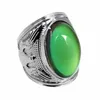 Bague d'humeur vintage en cristal ellipse, aigle, couleur changeante, 295C