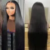 250 Density 30 40 Inches Bone Straight 13x4 Transparent Lace Front Human Hair Wigs Brazilian 13x6 Glueless Frontal Wig for Woman 231024