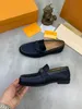Designer New Gentleman Oxfords Dress Business Mens Winter Dark Blue With Metal Shoes Size 38-44