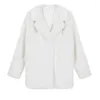 Women's Fur Winter Faux Coat Women White Fluffy Jacket Female 2023 In Outerwears Ladies Korean Clothing Short Plush