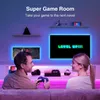 RGB 5050 LED-striplicht afstandsbediening TV-achtergrondverlichting flexibel met USB 5V voor pc-gamekamers 231025