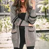 Damen-Strick-Langarm-Cardigan, Damen-Winter, gestrickt, Boho-Pullover, Blumen-Oberbekleidung, Quaste, spanischer eleganter Freizeitmantel